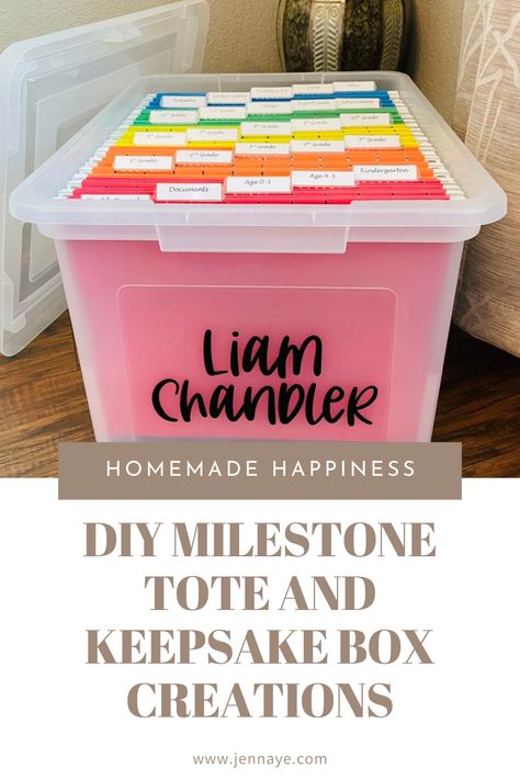 Unleash your creativity and preserve precious memories with my DIY Milestone Tote and Keepsake Boxes tutorial! From school achievements to baby's firsts, discover the art of crafting personalized memory boxes that capture the essence of every special moment. Reduce clutter and cherish memories with this step-by-step guide. Perfect for parents seeking a meaningful and lasting tribute to their little ones. Start your crafting journey today!