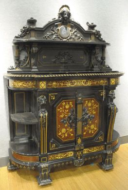 The Herter Brothers cabinet brought $230,000, selling to California dealer Brian Wetherell. "They were purchased for a client and we are taking them back home to California,†stated the dealer of his many purchases. 1915 Aesthetic, Herter Brothers, Breakfront Cabinet, Antique Sofa, Victorian Furniture, Leather Sofas, Aesthetic Movement, American Furniture, Needful Things