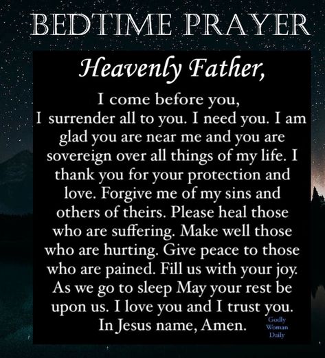 Night Prayer For Family Protection, Prayers For Family Protection, Night Time Prayers, Afternoon Prayer, Nighttime Prayer, Prayer Before Sleep, New Years Prayer, Evening Quotes, Bedtime Prayer