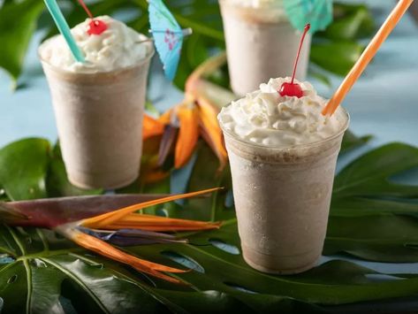 Bushwacker Recipe Bushwacker Recipe With Ice Cream, Bushwacker Drink Recipe, Boozy Slush, Bushwacker Drink, Bushwacker Recipe, Peach Milkshake, Baked Meringue, Boozy Chocolate, Boozy Milkshake