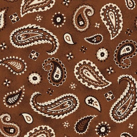 Cowgirl Spirit Bandana Brown 5936302 - 5936302 Really Cool Wallpapers, Western Prints, Love Pink Wallpaper, How To Make Purses, Bandana Design, Holiday Fabric, Digital Print Fabric, Fabric Bundle, Paisley Pattern