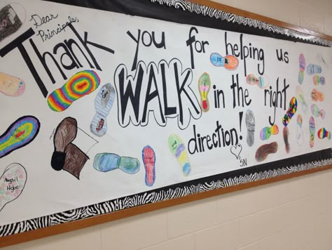 My principal appreciation banner we made! Admin Appreciation Day, Ideas For Retirement Party, Assistant Principal Appreciation, Ideas For Retirement, Principal Retirement, Principals Day, Donut Delivery, National Teacher Appreciation Day, Principal Appreciation Gifts