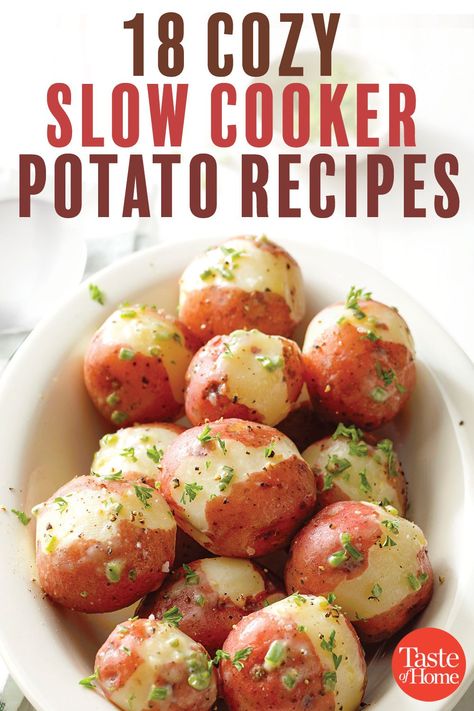 Crockpot Whole Potatoes, Crockpot Recipes With Potatoes, Potato Casserole Crockpot, Slow Cooker Potato Recipes, Crockpot Potato Recipes, Potato Crockpot Recipes, Potatoes Crock Pot, Mashed Potatoes From Scratch, Potato Recipes Crockpot