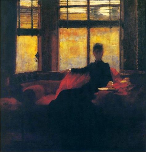 "An October Evening" by Sir John Lavery John Lavery, Anna Mouglalis, Niels Schneider, October Night, Irish Painters, August Sander, Giovanni Boldini, Albert Bierstadt, Auguste Rodin