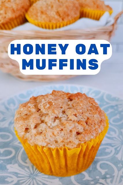 Honey Oat Muffins, Honey Muffins Recipe, Honey Muffins, Pecan Muffins, Coconut Oatmeal, Honey Walnut, Oats And Honey, Oat Muffins, Honey Oats