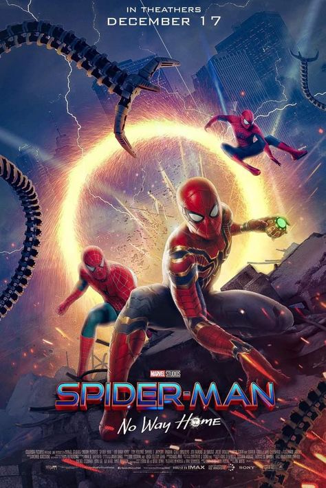 Spiderman Poster, Spiderman No Way Home, Homecoming Posters, Marvel Wallpapers, Art Surreal, Spider Man No Way Home, Marvel Superhero Posters, Spiderman Pictures, I Love Cinema