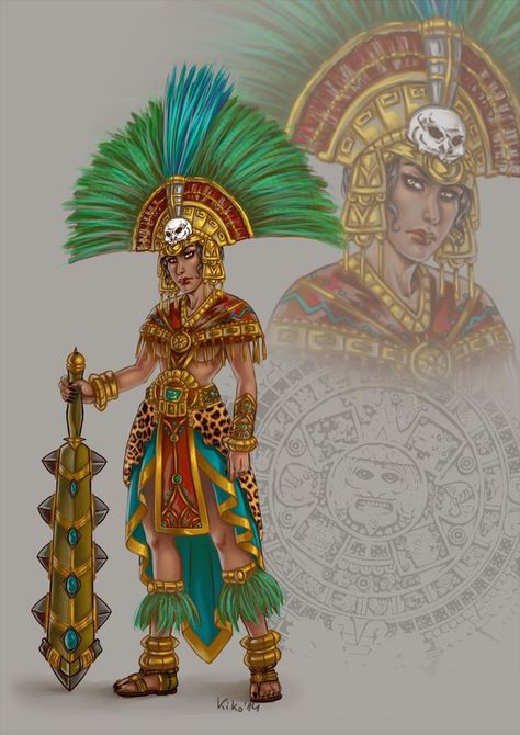 Mayan Clothing, Aztec Costume, Aztec Clothing, Aztec Culture, Mayan Art, Aztec Warrior, Mayan Culture, Aztec Art, Chicano Art