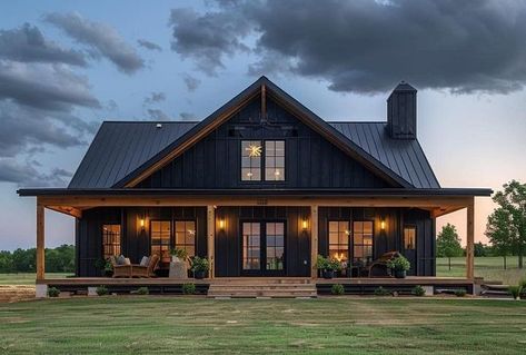 Exclusive 3 Bed Barndominium With Vaulted Ceiling | Floor Plan 1897HBM 3 Bed Barndominium, Metal Building Home, Steel Frame House, Barn Style House Plans, Cabin Exterior, Garage Floor Plans, Rest House, Building Homes, Barn Style House