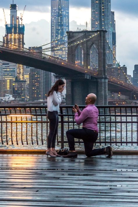 Brooklyn Bridge Proposal, Nyc Proposal Ideas, Proposal Places, Bridge Proposal, Life Aspirations, Outdoor Proposal, Grace Dent, Proposal Inspiration, Dream Proposal