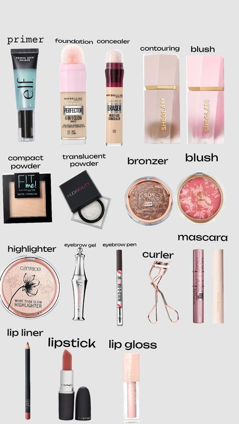 Full make-up Essence Makeup, Makeup Order, Simple Makeup Tips, Makeup Face Charts, Makeup Shades, Makeup Artist Tips, Makeup Help, Easy Makeup Tutorial, Face Makeup Tips