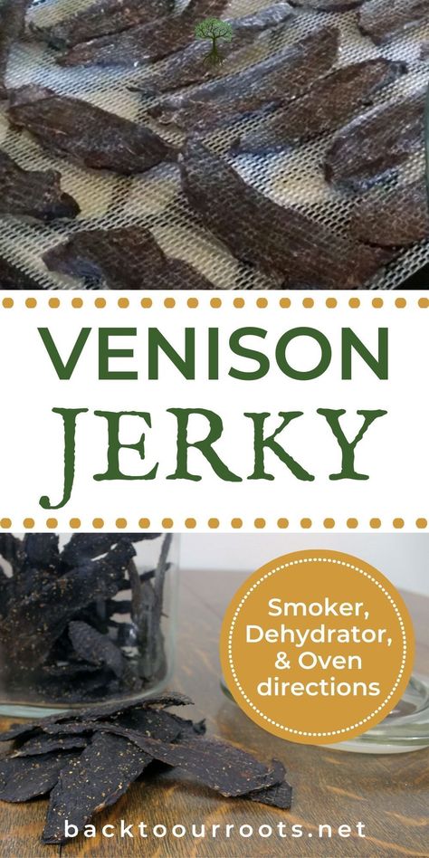 Deer Jerky Recipe, Venison Jerky Recipe, Oven Jerky, Venison Jerky, Jerky Recipe, Deer Recipes, Jerky Recipes, Deer Meat, Wild Game Recipes