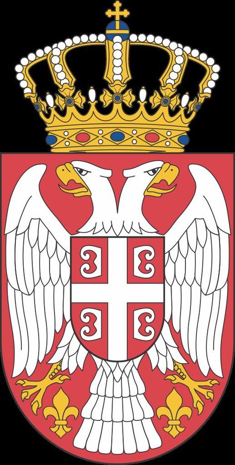 The Serbian eagle is a bicephalous heraldic eagle a common symbol in the history of Serbian heraldry and vexillology The doubleheaded eagle and the Serbian Serbian Flag, Serbia Flag, Serbia Travel, National Animal, Belgrade Serbia, Symbolic Tattoos, Flag Colors, Samoa, National Flag