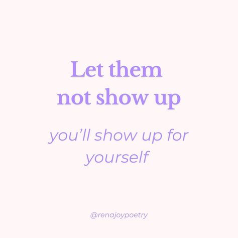 Sometimes others don’t show up in a way we need. We have to show up for ourselves because we deserve to be seen. But more than that when we show up for ourselves, we are showing our heart we matter. 💙💙 #healingjourney #healingquote Need Someone, Healing Journey, Show Up, We Need, Matter, Healing, Let It Be, Quotes