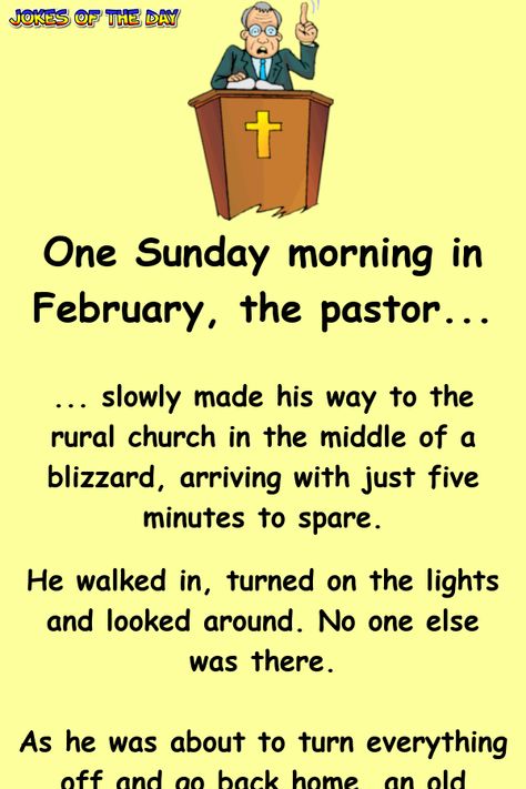 Joke - Being inspired by the farmer's faith and dedication, the pastor held a sermon just for him Church Jokes, Affordable Farmhouse Decor, Bible Jokes, Funny Christian Jokes, Affordable Farmhouse, Church Humor, Adoptive Mom, Jokes Of The Day, Christian Stories