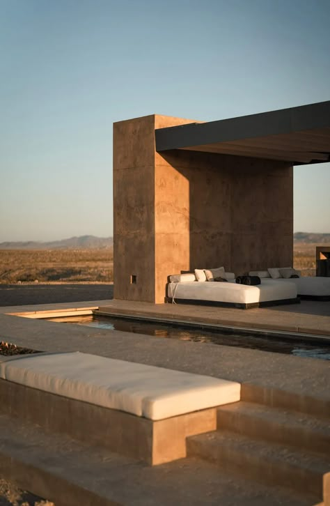 This Off-Grid Desert Retreat Is Eco-Conscious & The Perfect Secluded Escape - Yanko Design Desert Architecture, Desert Retreat, Mojave National Preserve, Connection Design, Hotel Aesthetic, Wilderness Retreat, Spa Wellness, Mojave Desert, Wallpaper Magazine