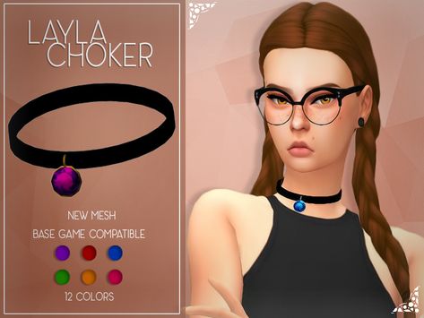 Enriques4-Layla Choker Men's Piercings, Peach Necklace, Sims 4 Cc Kids Clothing, Sims 4 Cc Skin, Sims 4 Downloads, Sims4 Clothes, T Shirt Crop Top, Artistic Wedding, Sims 4 Cas