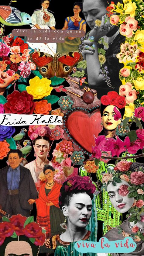 fridakhalo🧡 Frida Kahlo Collage Art, Frida Kahlo Art, Wallpapers, Pins, Art