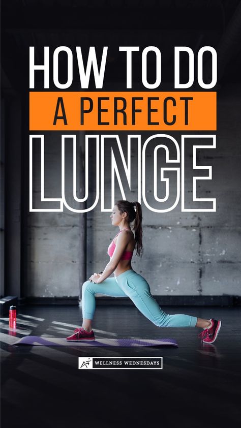 Lunges are perfect for stretching out your core and leg muscles, but to get the most out of this exercise, you need to have proper form. Here's how to achieve that perfect lunge every time and get the most out of your stretches. #lunges #legworkout #wellnesswednesday #airrosti #workoutwednesday #coreworkout How To Get Better At Lunges, Proper Lunge Form, How To Lunge, Weighted Lunges, Lunges Workout, Forward Lunges, Lunge Challenge, Beginners Exercise, Quick Morning Workout