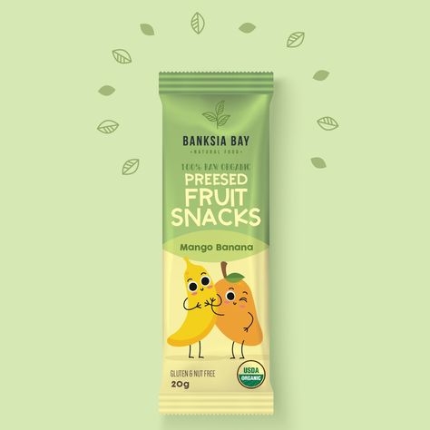 Kids Fruit Snacks | 99designs Fruit Packaging Ideas, Kids Packaging, Baby Products Packaging, Drinks Packaging Design, Fruit Packaging, Fruits For Kids, Cool Packaging, Box Packaging Design, Chocolate Packaging