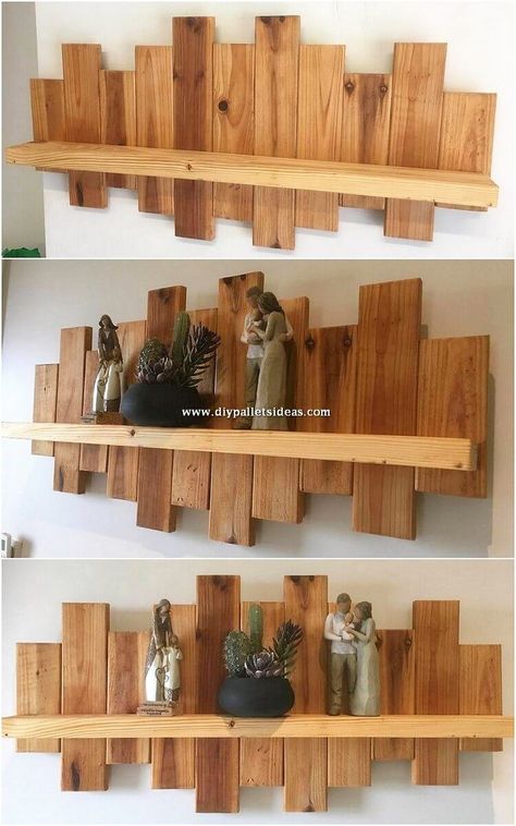 Diy Pallet Decoration, Kids Woodworking Projects, Diy Pallet Bed, Desain Pantry, Woodworking Projects For Kids, Pallet Designs, Pallet Decor, Pallet Creations, Wooden Pallet Projects