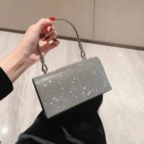 Just found this amazing item on AliExpress. Check it out! $14.20 27％ Off | Shiny Wedding Clutch Handbag for Women Girls Glitter KTV Shoulder Bag Wedding Purses Dating Bag All-matching Evening Bag Bling Party, Rhinestone Handbags, Diamond Party, Crystal Clutch, Wedding Purse, Wedding Clutch, Party Purse, Handbag For Women, Party Bags