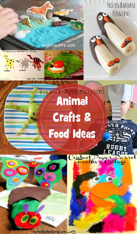 Summer Camp at Home- Tons of Animal Crafts and food ideas! Around The World Summer Camp, Arctic Animals Activities, Planets Activities, Summer Camp At Home, Camp At Home, Medieval Bestiary, Safari Camp, Summer Camp Activities, Foods For Kids