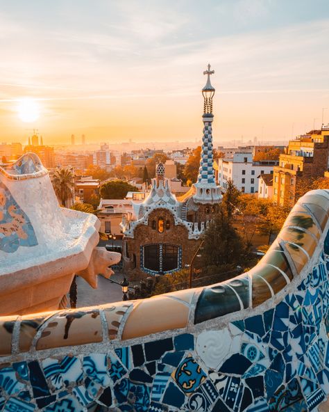 Which Countries Are in the Schengen Area? | Condé Nast Traveler Gaudi Park Guell, Schengen Countries, Gaudi Park, La Boqueria Market, Park Guell Barcelona, Outside Table, Barceloneta Beach, Alcazar Seville, National Art Museum