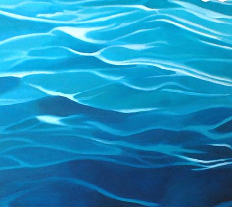 Water Abstract, Painting Ocean, Painting Water, Water Patterns, Small Wall Art, Blue Abstract Painting, Modern Abstract Wall Art, Nautical Wall Art, Wave Painting