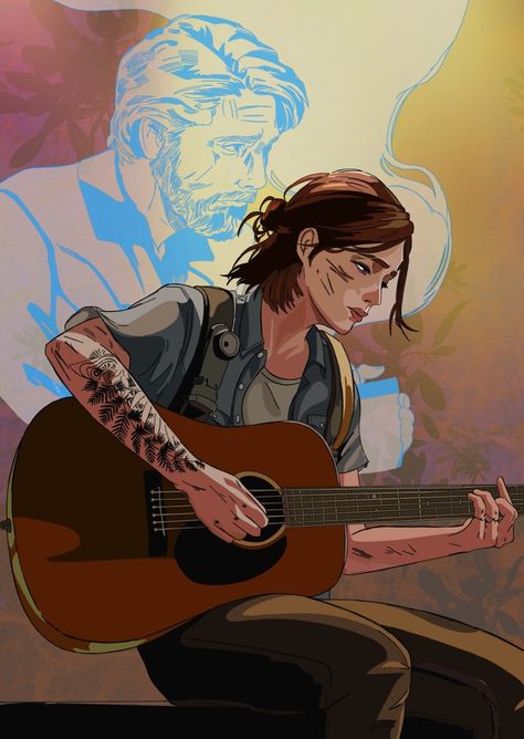 Lose Myself, Ellie Williams, Last Of Us, Sci Fi Art, On Tumblr, Sci Fi, Guitar, Tumblr, Tattoos