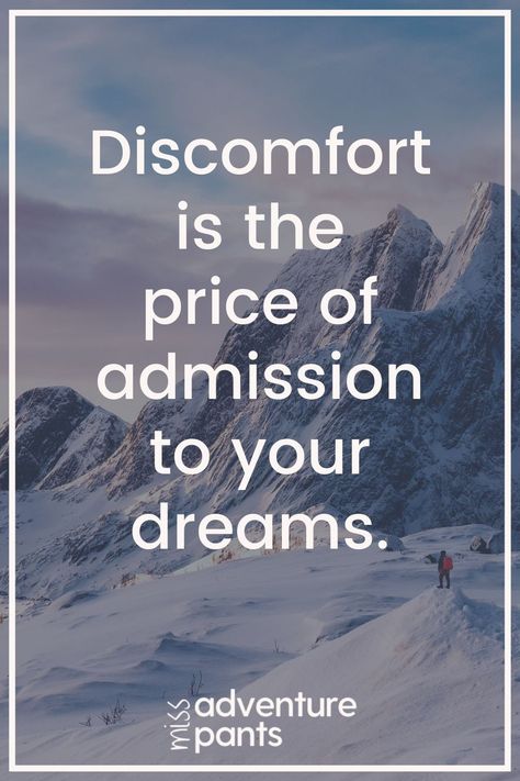 Deliberate discomfort is the price of admission to your mountaineering dreams! In this podcast episode, I'll share some simple tips and quotes on getting comfortable with discomfort during endurance training. #missadventurepants #mountaineering #quotes Discomfort Quotes, Endurance Quotes, Habits Of Mind, Motivational Quotes For Women, Endurance Training, Hiking Quotes, Running Inspiration, Outdoor Quotes, Love Me Quotes