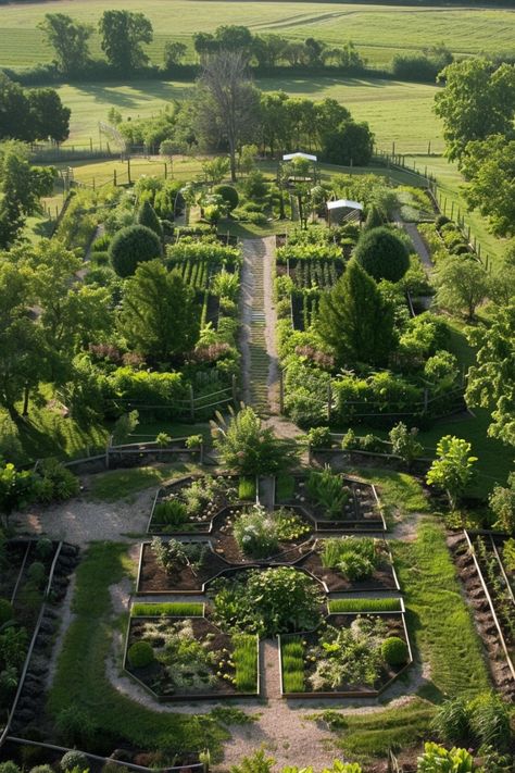 Acre Farm Layout Vegetable Garden Acre Garden Layout, 10 Acre Farm, Horse Farm Layout, Acre Garden, Big Farm, Farm Layout, Horse Farm, Farm Garden, Horse Farms