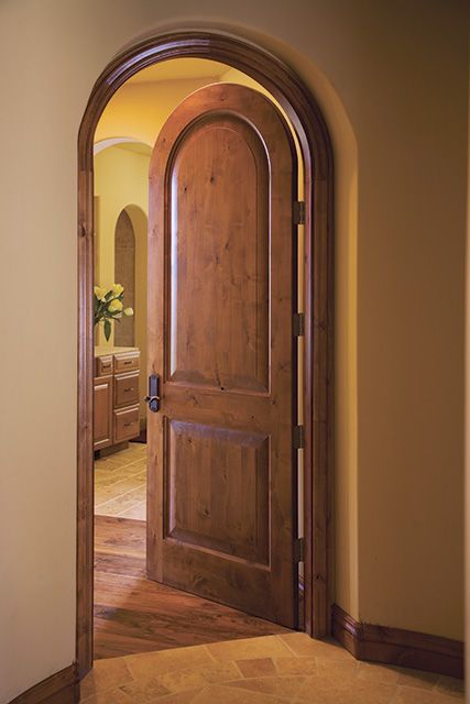 Round Top Door Entrance, Rounded Interior Doors, Rounded Doors Interior, Round Doors Interior, Round Door Design, Arched Interior Doors, Wooden Glass Door, Oval Door, Circle Door