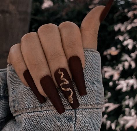 Maroon Nail Designs, Burgundy Acrylic Nails, Natural Acrylic Nails, Coffin Nails Matte, Maroon Nails, Red Acrylic Nails, Burgundy Nails, Summer Acrylic Nails, Dream Nails