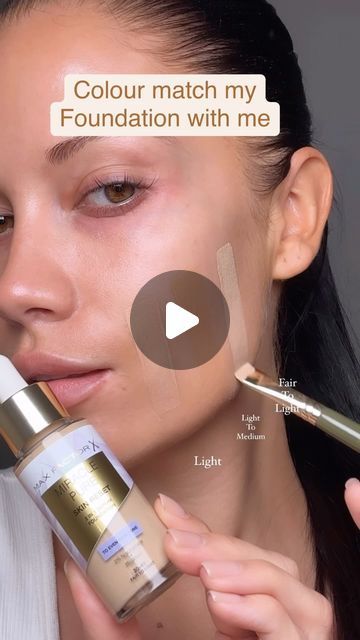 Jacinta Spencer on Instagram: "AD.  Match my foundation with me using the new @maxfactor Miracle Pure Skin Reset Serum Foundation available at @bootsuk . 
•
#makeup #miraclepure #2in1skinreset #foundation #maxfactor" Pure Skin, Serum Foundation, Max Factor, Match Me, Color Matching, Serum, Foundation, Pure Products, Skin