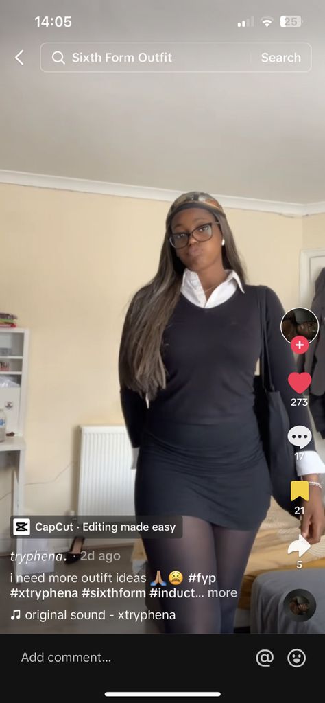 Black Sixth Form Outfit, Sixth Form Fits, 6th Form Outfits Uk, Sixth Form Outfits Smart, Sixform Outfits, Cutsey Outfits, Sixthform Outfits, Sf Aesthetic, 6th Form Outfits