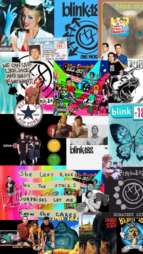 #blink182 Blink 182 Background, Blink 182 Wallpaper, Instrument Room, 2000s Punk, Tom Delonge, Band Wallpapers, Cool Wallpapers Art, Blink 182, Jack And Sally