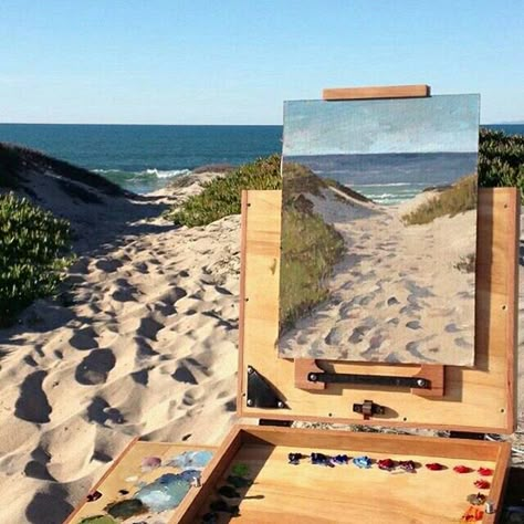 Piskel Art, Canvas For Beginners, Outdoor Paint, Artist Aesthetic, Acrylic Painting For Beginners, Arte Sketchbook, Arte Inspo, Wow Art, Plein Air Paintings