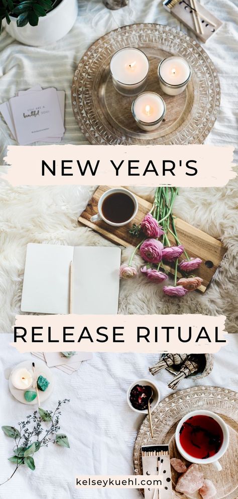 New Years Prosperity Bowl, Rituals For Release, Year End Ritual, Witchy New Years Day Rituals, Release Negative Energy Ritual, New Years Burning Bowl, New Year Sage Cleanse, Nye Rituals New Years, New Year Altar