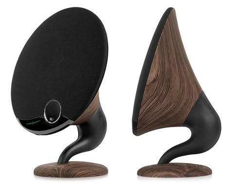 Victrola Gramophone Bluetooth Speaker - The Green Head Speaker Drawing, Iphone Speaker, Vintage Speakers, Cool Bluetooth Speakers, Pc Speakers, Horn Speakers, Sound System Speakers, Fireplace Screen, Speaker Design