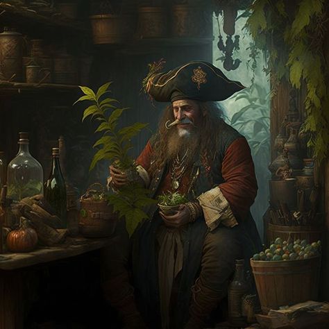 Dnd Merchant, Merchant Character, Fantasy Town, Dungeons And Dragons Art, Pirate Art, Sea Of Thieves, Fantasy Stuff, Fantasy Setting, Alien Art