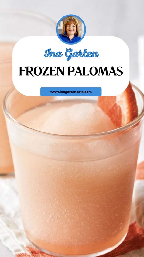 Ina Garten Frozen Palomas Frozen Paloma, Paloma Recipe, Ruby Red Grapefruit, Refreshing Cocktail, Grapefruit Juice, Refreshing Cocktails, 4 People, Simple Syrup, Lime Juice