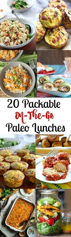 20 packable on-the-go Paleo Lunches Paleo Lunches For Work, Paleo Lunches, Lunches For Work, Paleo Snack, Pack Your Lunch, Paleo On The Go, Paleo Life, Resep Diet, Paleo Lunch