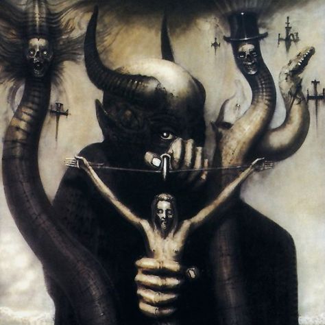 Celtic Frost - 1985 - To Mega Therion Hr Giger Art, Celtic Frost, Giger Art, H.r. Giger, The Boogeyman, Metal Albums, Cover Artwork, Album Cover Art, Album Art