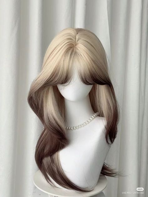 Lus Hair, Fantasy Hair Color, Korean Hair Color, Hair Inspiration Long, Hair Color Streaks, Dyed Hair Inspiration, Personal Grooming, Social Art, Pretty Hair Color