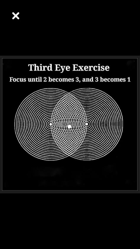 Third Eye Exercise Pictures, Silva Method Exercises, 3rd Eye Exercise, Energy Circles, Chakra Healing Music, Magic Eye Pictures, Chakra Healing Meditation, Third Eye Opening, Psychic Development Learning