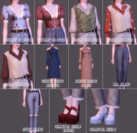 Sims Euphoria, Sims Clothing Cc, Sims 4 Skirt, Sim4 Cc, Ts4 Mods, Clothes Cc, Cc Clothes, The Sims 4 Packs, Sims 4 Mm Cc