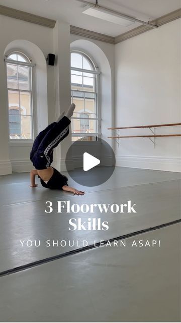 How To Do A Fish Flop, Fish Flop Tutorial, Teaching Dance, Floor Work, Acro Dance, Crescent Roll, Dance Tips, Skill Set, Contemporary Dance