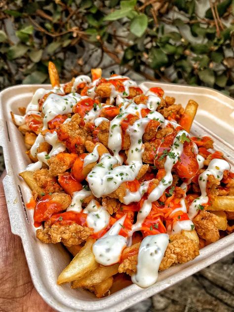 Buffalo Ranch Sauce, Ranch Fries, Buffalo Fries, Sauce Cheddar, Buffalo Ranch Chicken, Garlic Ranch, Lemon Garlic Sauce, Ranch Sauce, Lemon Garlic Shrimp