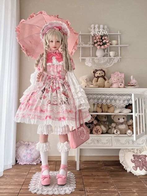 Kawaii Outfit Ideas, New Product Launch, Lolita Outfits, Sweet Lolita, Really Cute Outfits, Harajuku Fashion, Kawaii Clothes, Lolita Dress, Pink Outfit