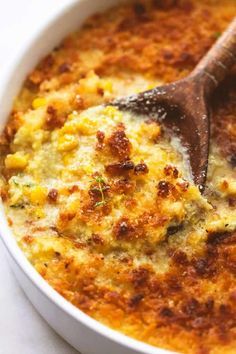 Corn With Parmesan Cheese, Thanksgiving Recipes Side Dishes Veggies, Corn Recipes Side Dishes, Corn Side Dish, Creamed Corn Recipes, Best Thanksgiving Side Dishes, How To Make Corn, Corn Casserole Recipe, Corn Dishes